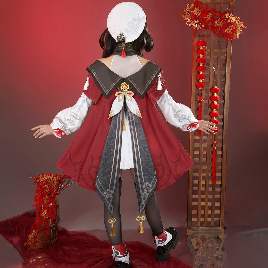 [ylevol] Game Genshin Impact Hu Tao Lantern Rite Suit Cosplay Costumes