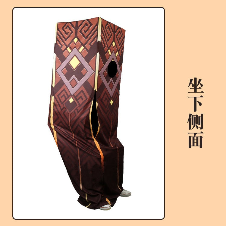 [ylevol] Game Genshin Impact Zhongli Pillar Funny Mascot Suit Costumes