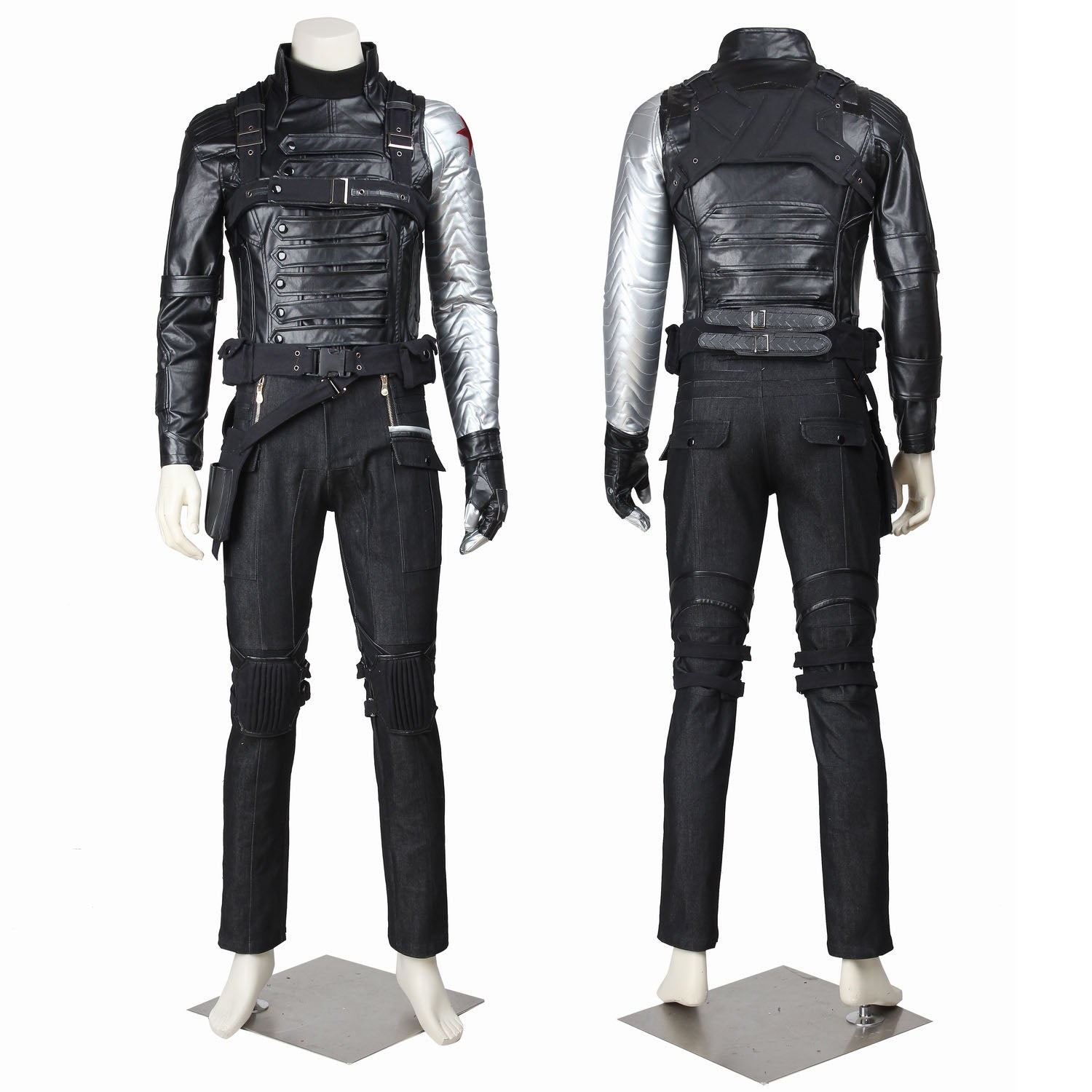 [ylevol] Captain America 2 Winter Soldier Bucky Barnes Fullset Cosplay Costumes