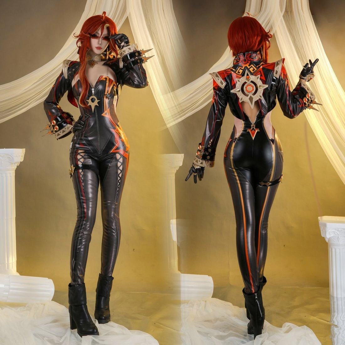 [ylevol] Game Genshin Impact Mavuika Top Level Cosplay Costumes