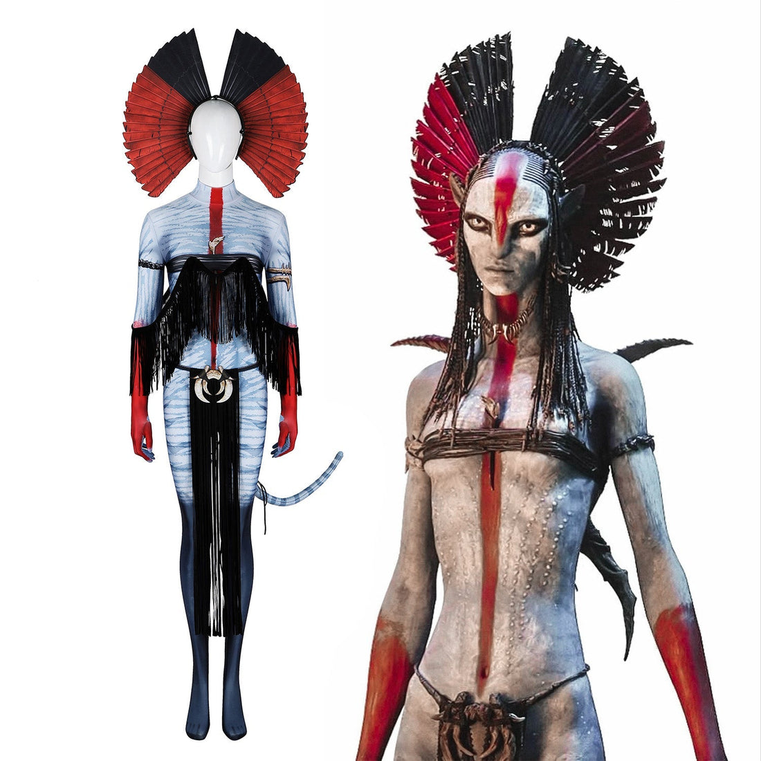 [ylevol] Avatar 3: Fire and Ash Varang Female Jumpsuit Cosplay Costumes