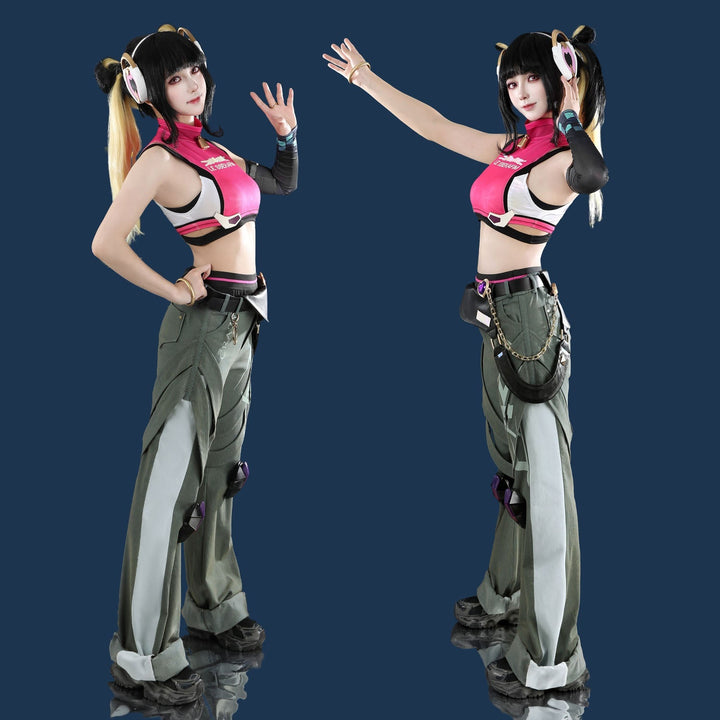 [ylevol] Overwatch 2 Juno X LE SSERAFIM FEARLESS Female Cosplay Costumes