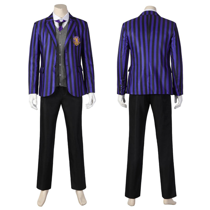 [ylevol] Wednesday 2 The Addams Family Eugene Otinger Nevermore Academy Uniform Costumes