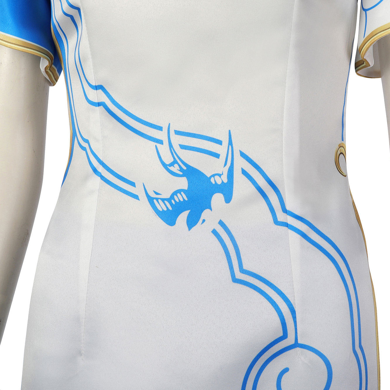 [ylevol] Street Fighter 6 Chun Li Female Blue and White Cosplay Costumes