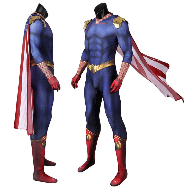 [ylevol] The Boys Season 3 Homelander Male Jumpsuit with Cloak Costumes