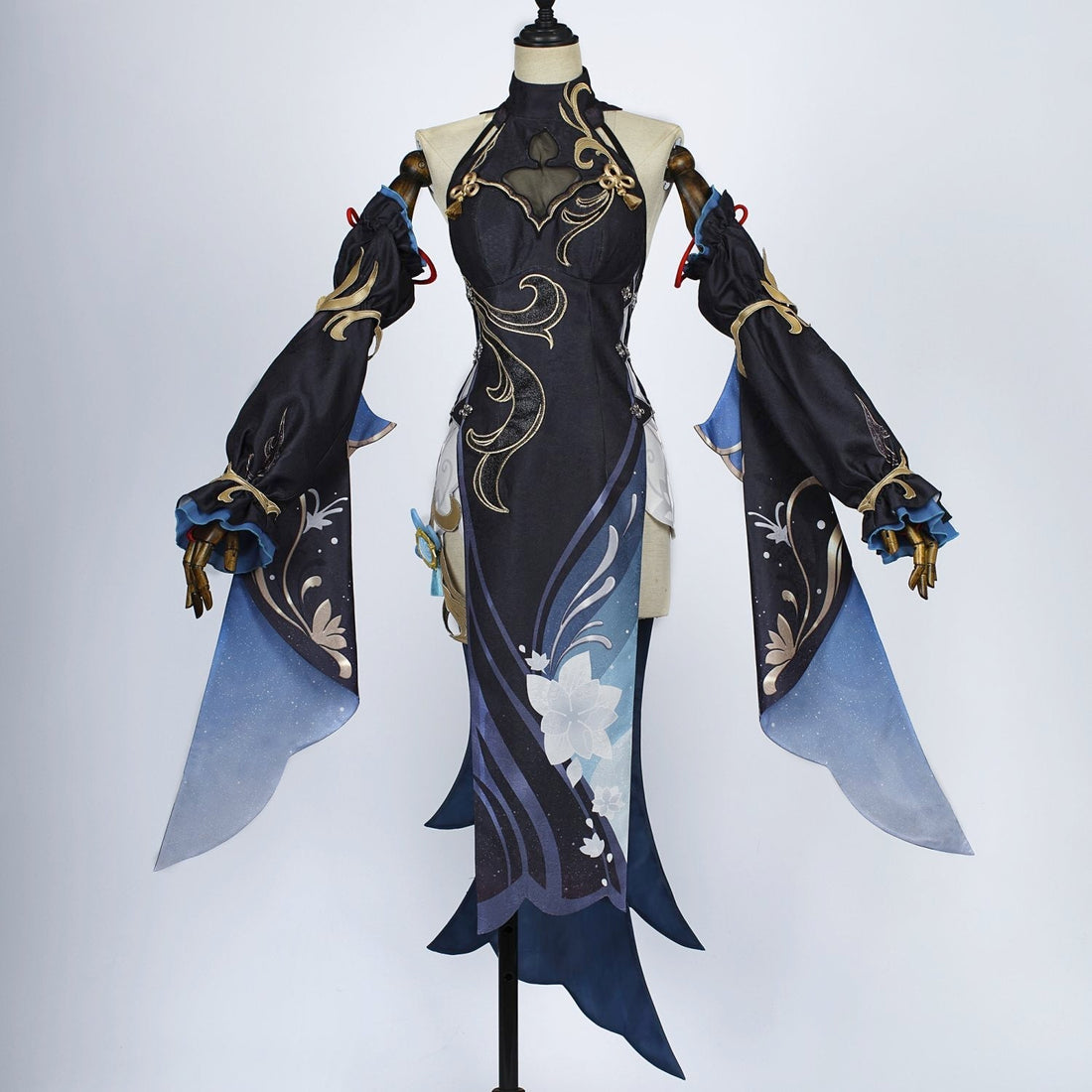 [ylevol] Genshin Impact Shenhe Frostflower Dew Qipao Cosplay Costumes