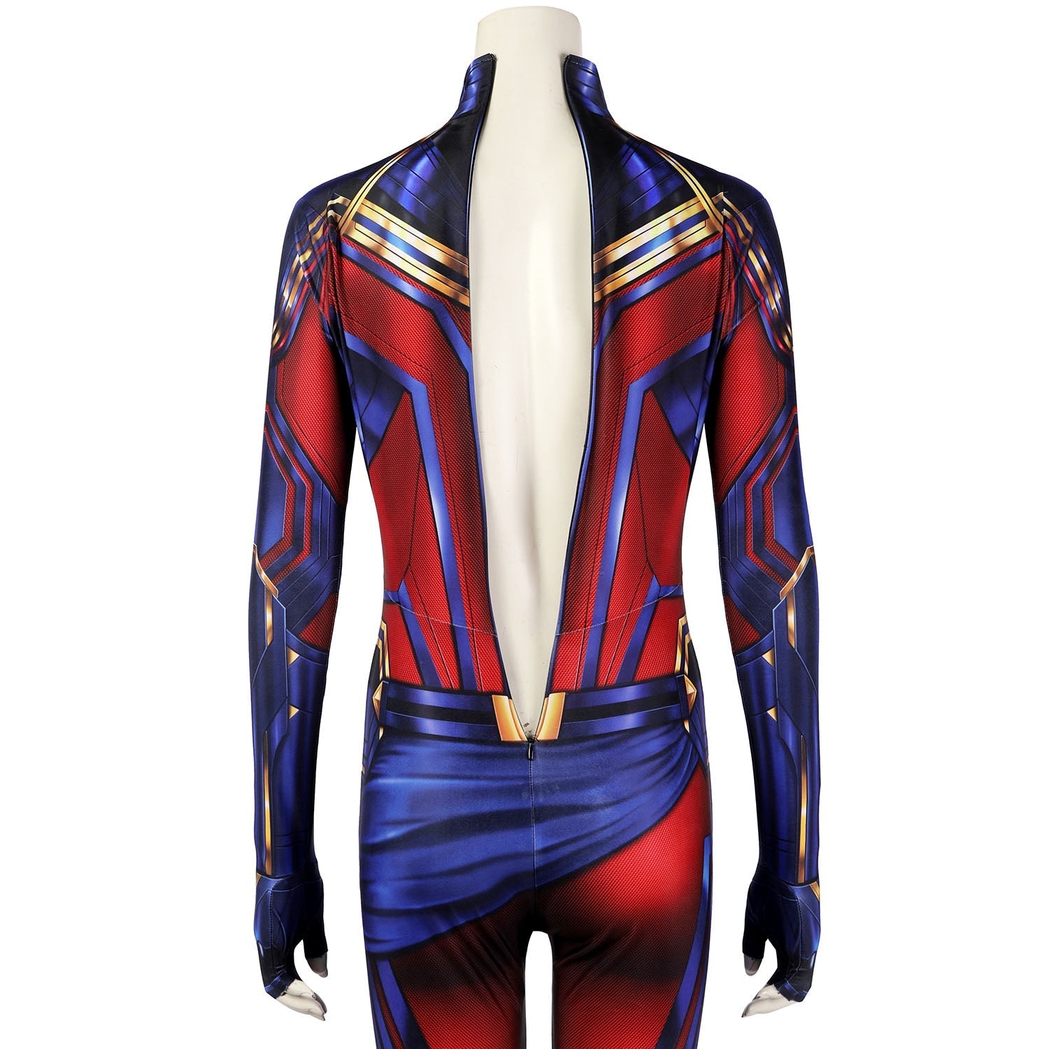 [ylevol] Avengers Endgame Captain Marvel Carol Danvers Jumpsuit with Mask Costumes