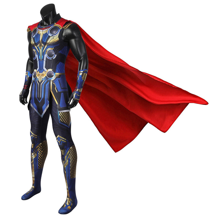 [ylevol] Thor 4 Love and Thunder Male Sleeveless Jumpsuit with Cloak Costumes
