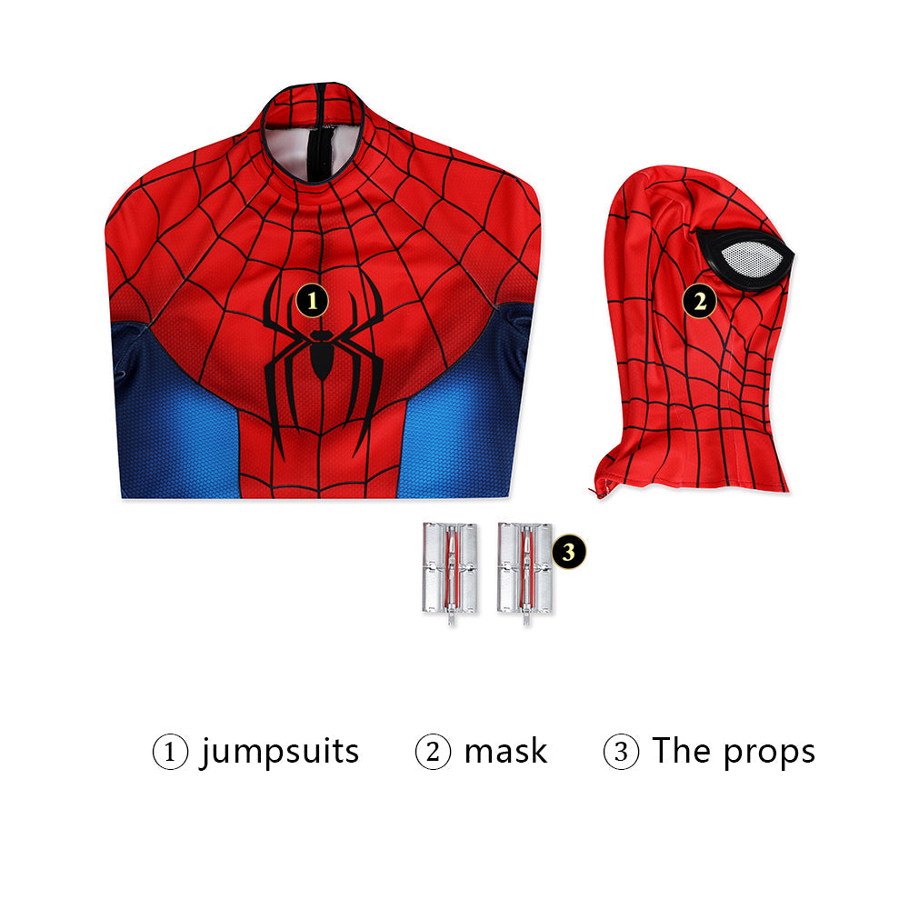 [ylevol] Spider-Man 4: Brand New Day Peter Parker Full Set Cosplay Costumes