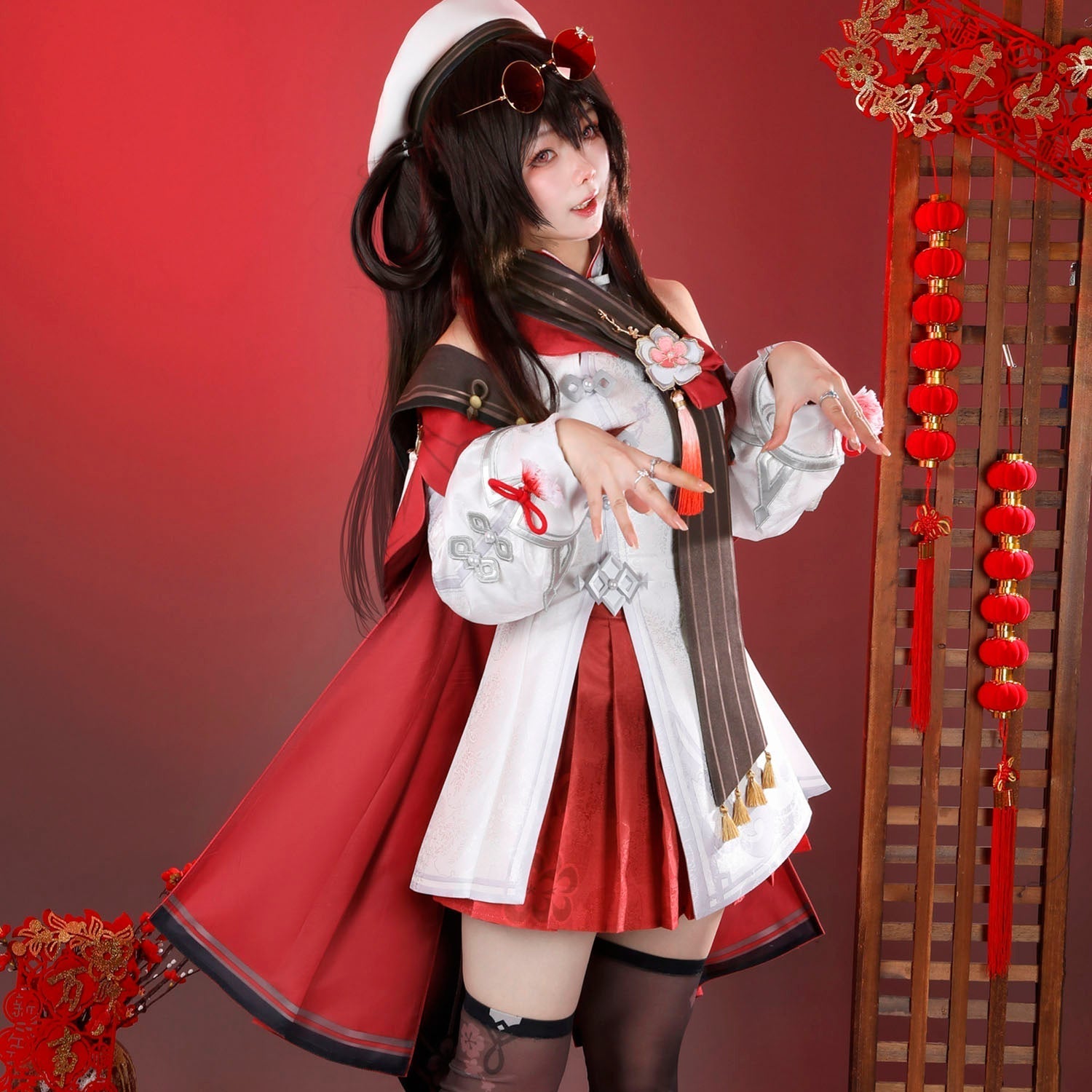 [ylevol] Game Genshin Impact Hu Tao Lantern Rite Suit Cosplay Costumes