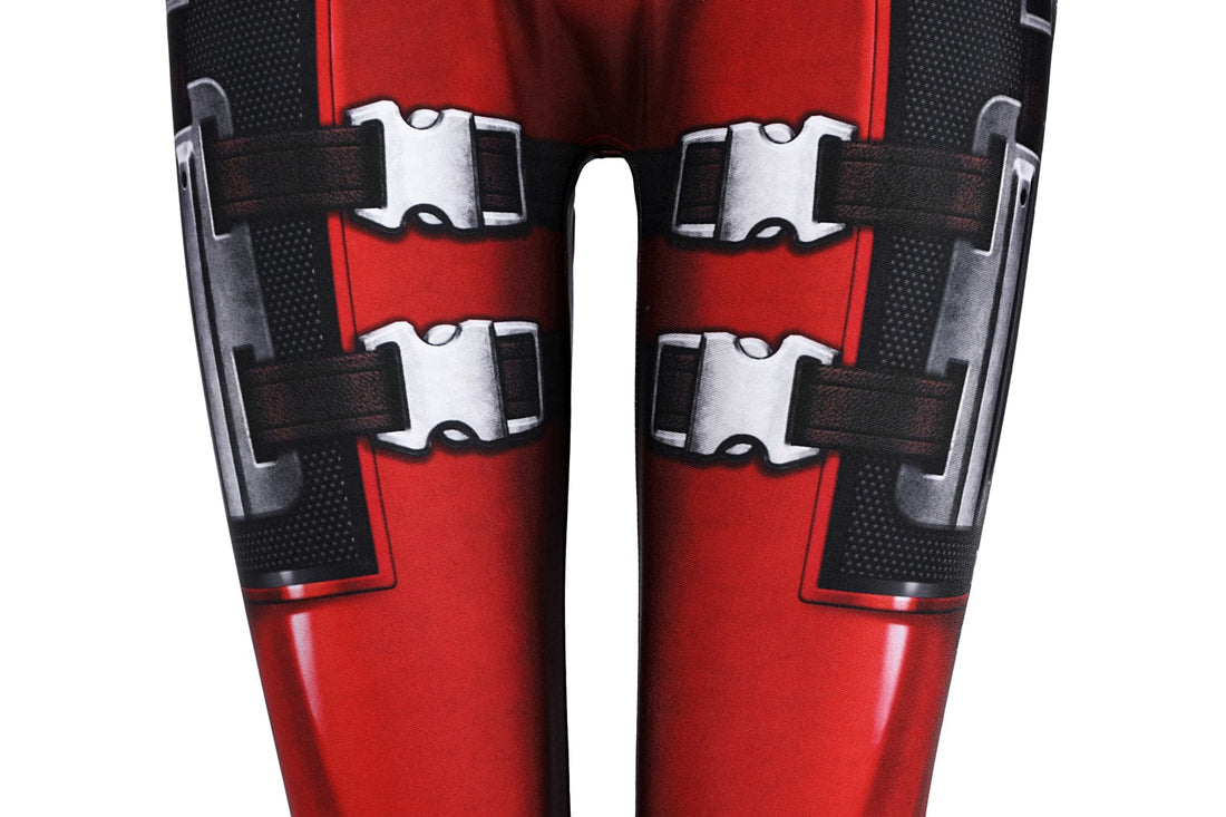 Marvel Deadpool Lady Wade Wilson Suit Jumpsuit Cosplay Costumes