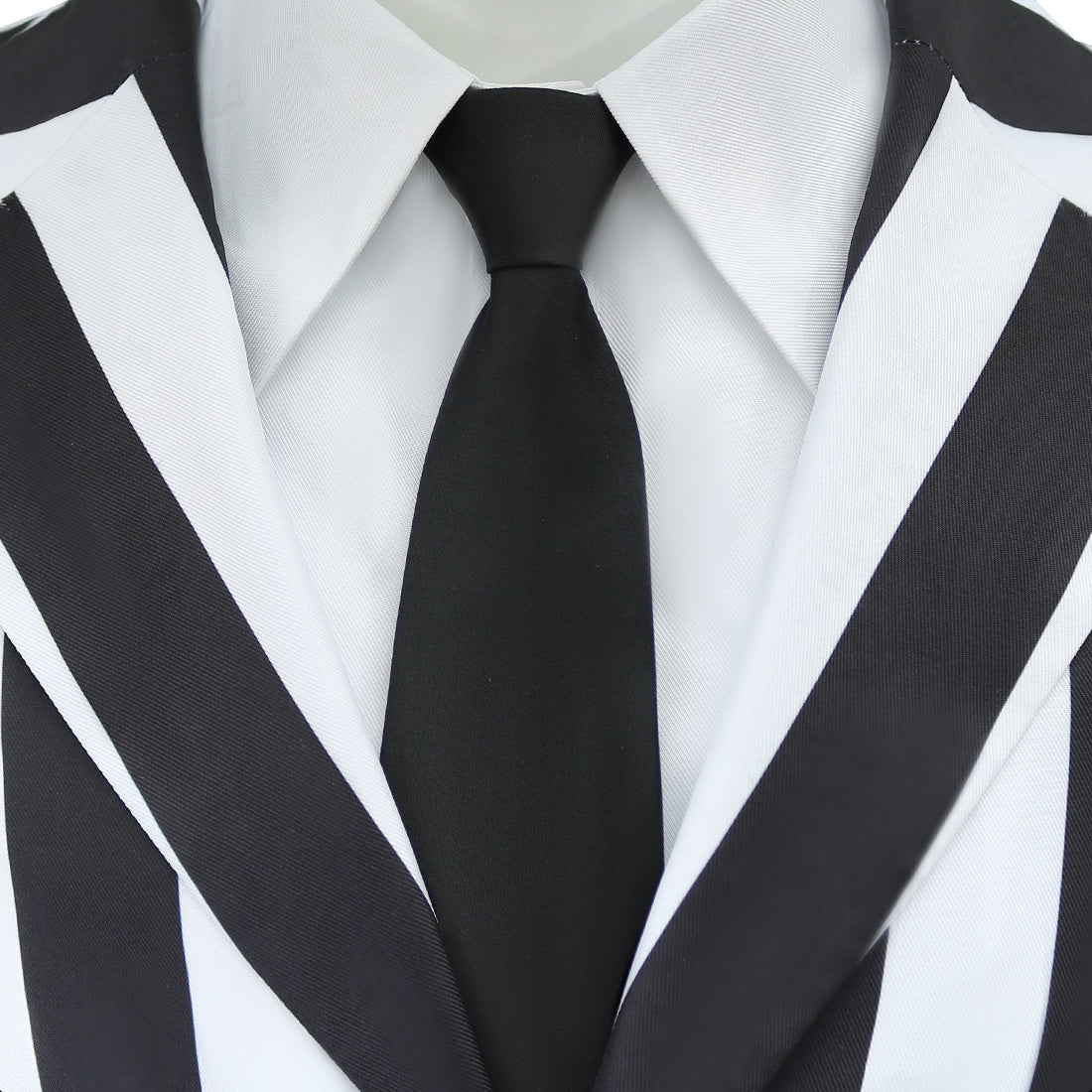 [ylevol] Beetle Juice Michael Keaton Stripe Suit Halloween Cosplay Costumes