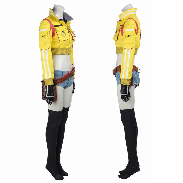 [ylevol] Final Fantasy XV Cindy Aurum Female Leather Cosplay Costumes