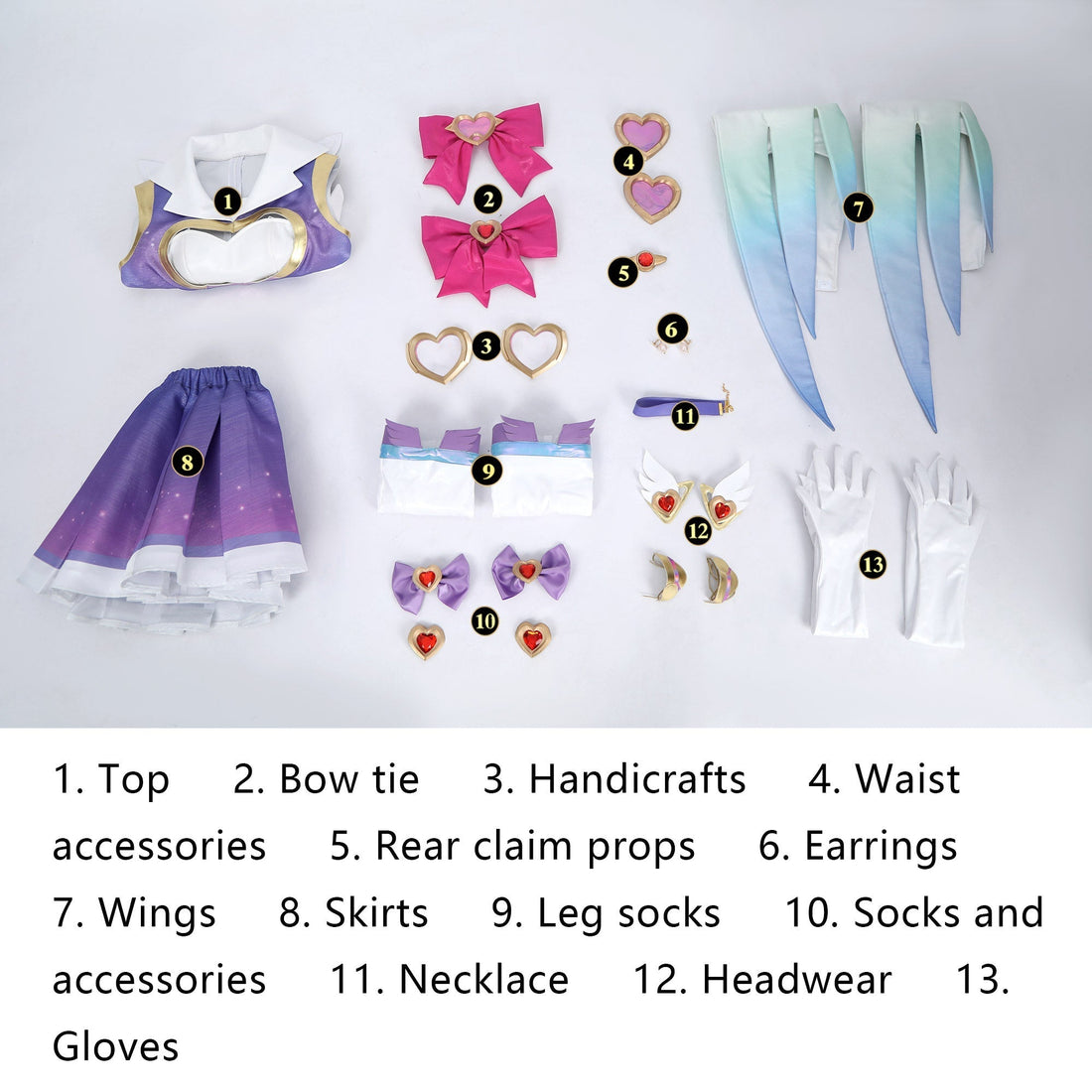 [ylevol] Overwatch 2 Magical Girl Kiriko Dress Full Set Cosplay Costumes