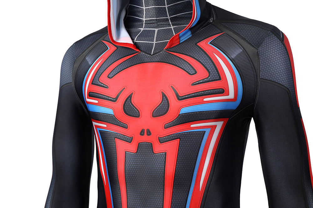 [ylevol] Spider-Man Miles Morales 2099 Suit Male Hoodie Jumpsuit Costumes