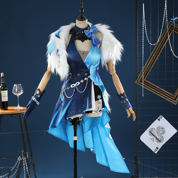 [ylevol] Pre-order Genshin Impact Yelan Tranquil Banquet Top Level Cosplay Costumes