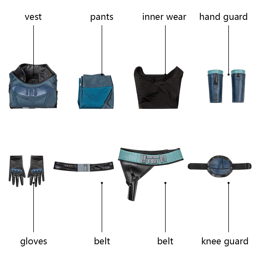 [ylevol] Star Wars The Mandalorian Gina Carano Female Cosplay Costumes