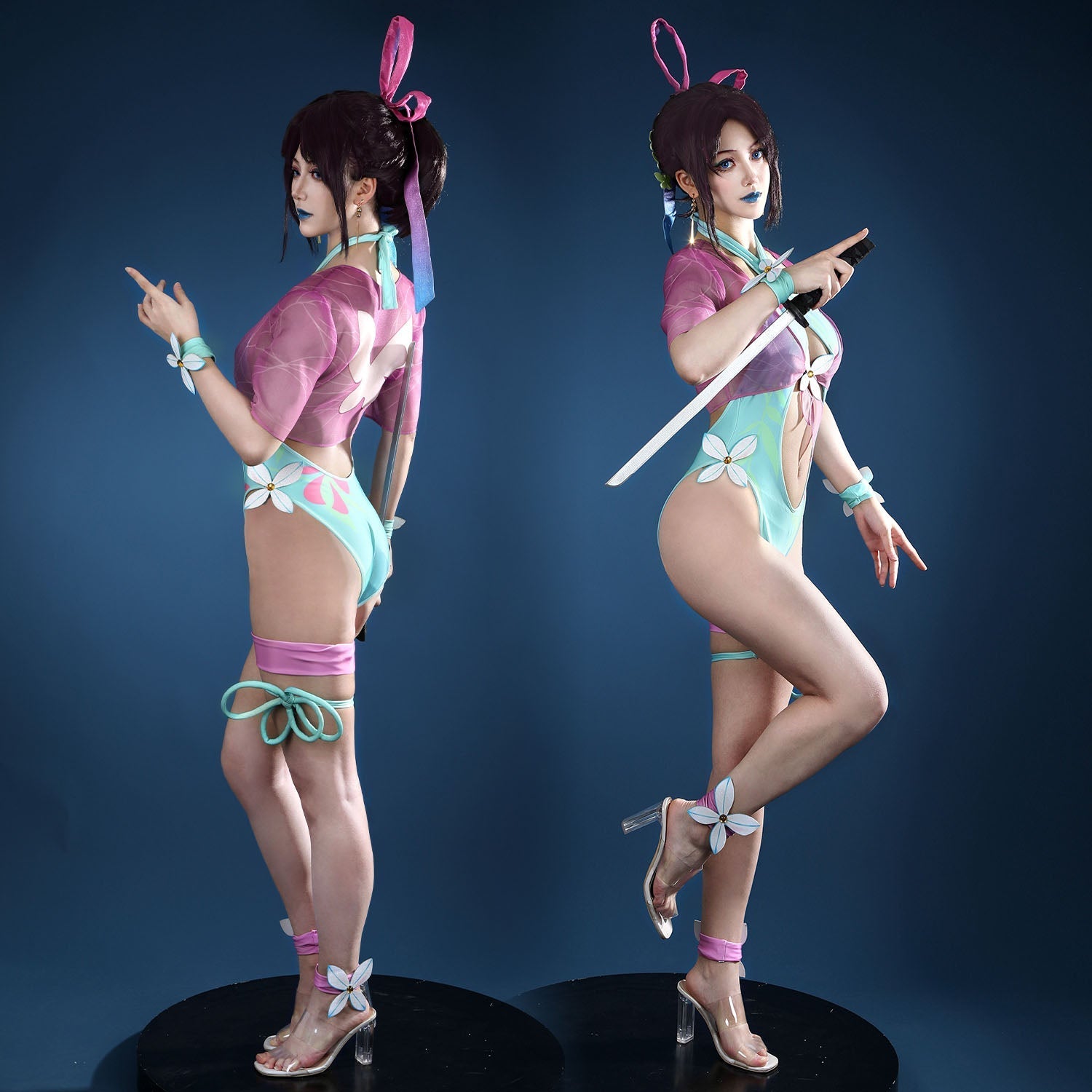 [ylevol] Marvel Rivals Psylocke Swimsuit Top Full Cosplay Costumes