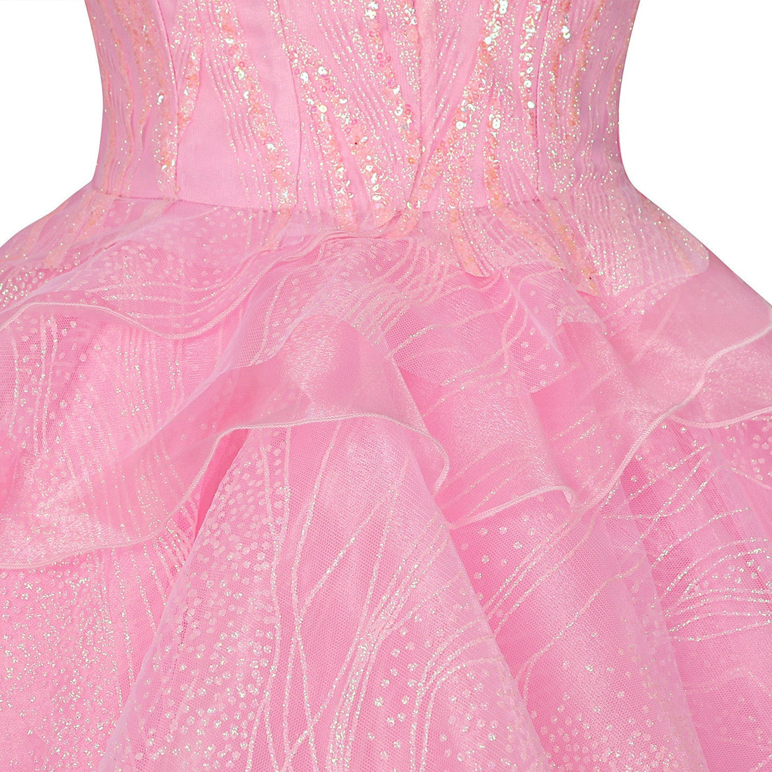 [ylevol] Wicked Part One Galinda Female Dress with Crown Cosplay Costumes