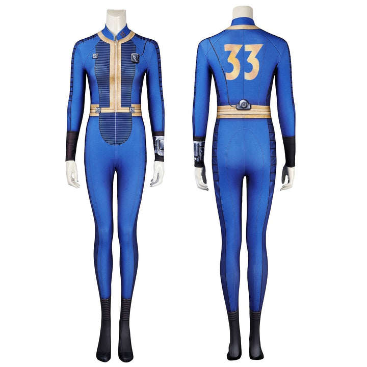[ylevol] Fallout Vault No. 33 Season 1 Lucy Female Jumpsuit Costumes