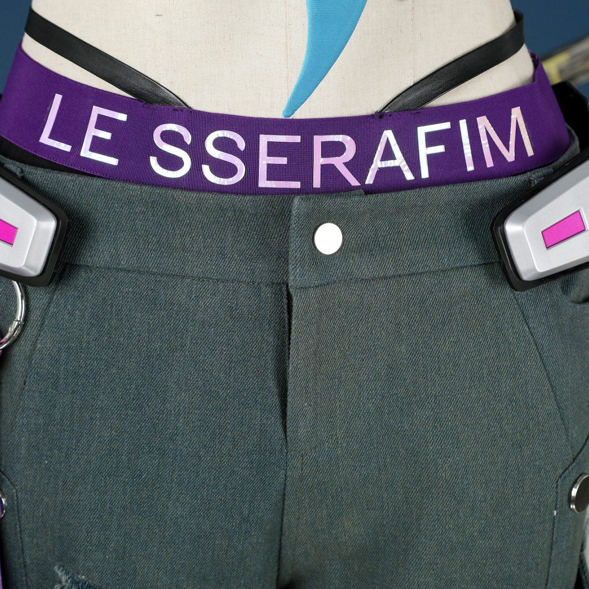 [ylevol] Overwatch 2 X LE SSERAFIM FEARLESS D.VA Blue Cosplay Costumes