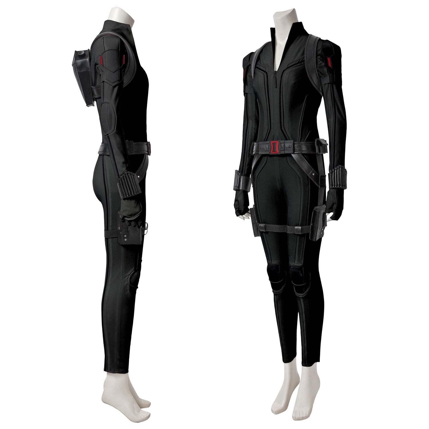 [ylevol] Black Widow Natasha Romanoff Black Suit Female Cosplay Costumes