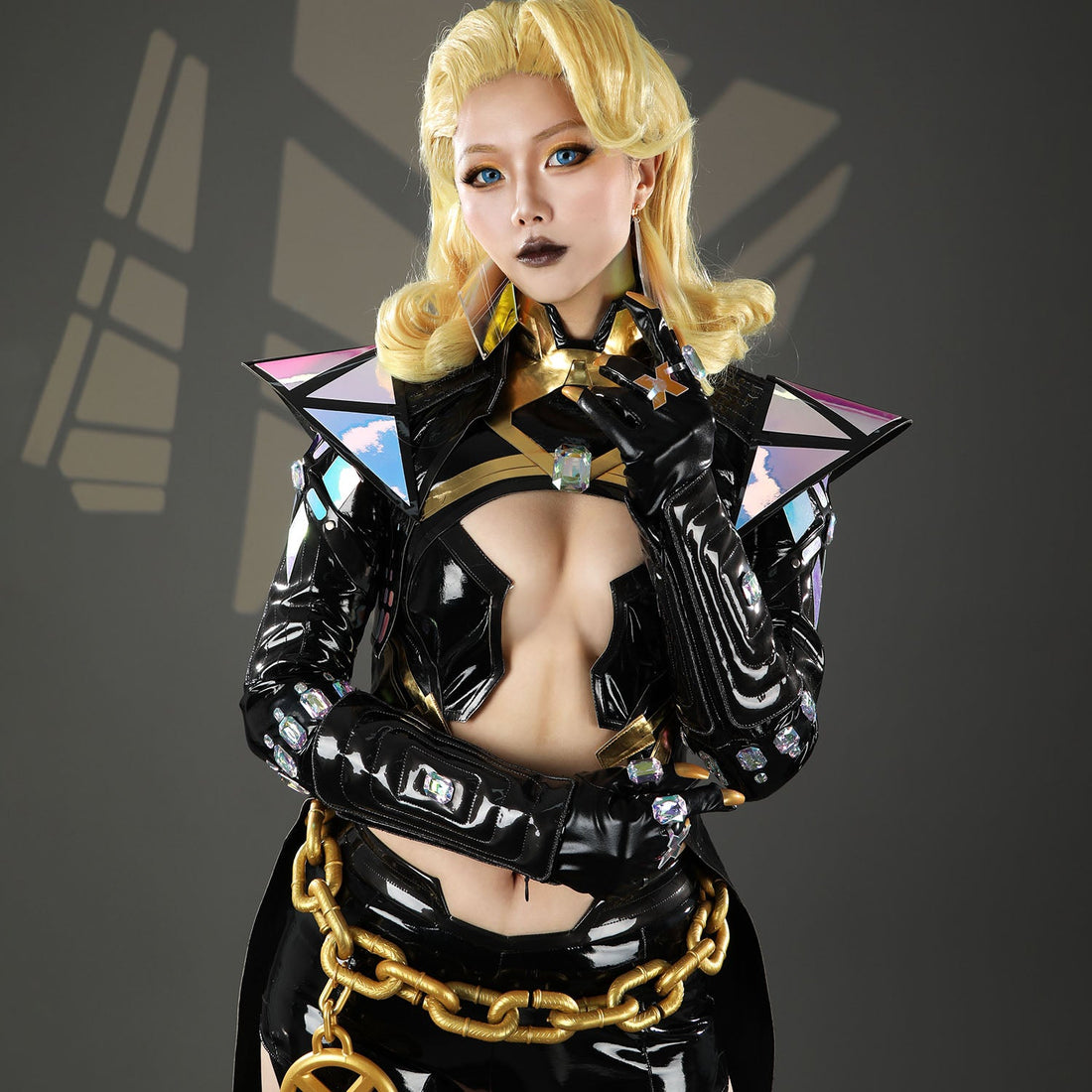 [ylevol] Marvel Rivals White Queen EMMA FROST X-REVOLUTION Top Cosplay Costumes