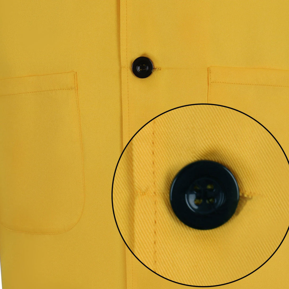 [ylevol] Beetle Juice Shrunken Head Bob Yellow Suit Halloween Cosplay Costumes