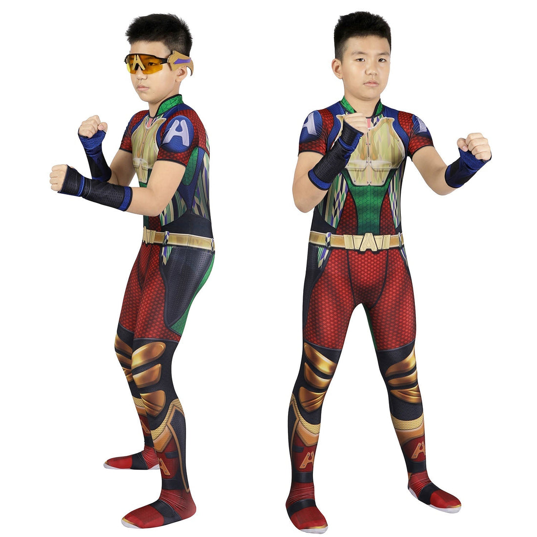 [ylevol] The Boys 3 A-train Kids Jumpsuit with Glasses Cosplay Costumes