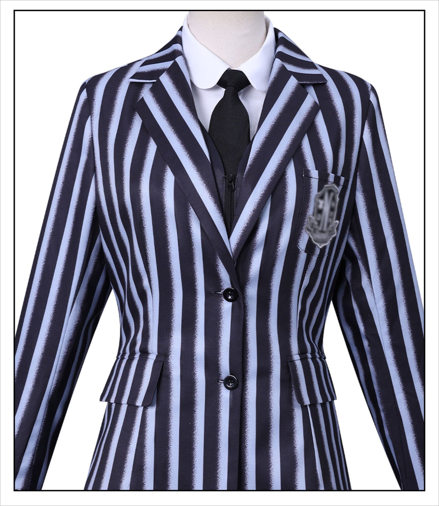 [ylevol] Wednesday 2 Addams Nevermore Academy Uniform Adult Kids Cosplay Costumes