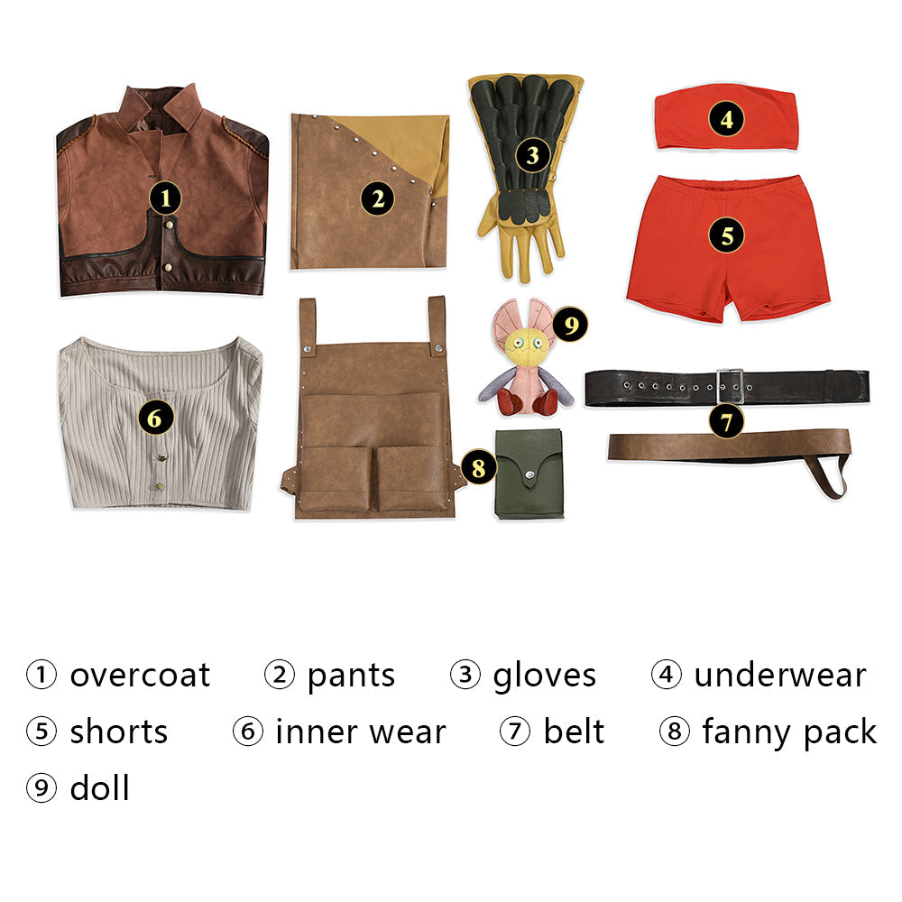 [ylevol] Monster Hunter Wilds Gemma Female Full Set Outfit Cosplay Costumes