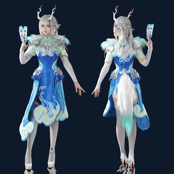 [ylevol] Overwatch 2 Kiriko Bai Ze Full Set Top Level Cosplay Costumes