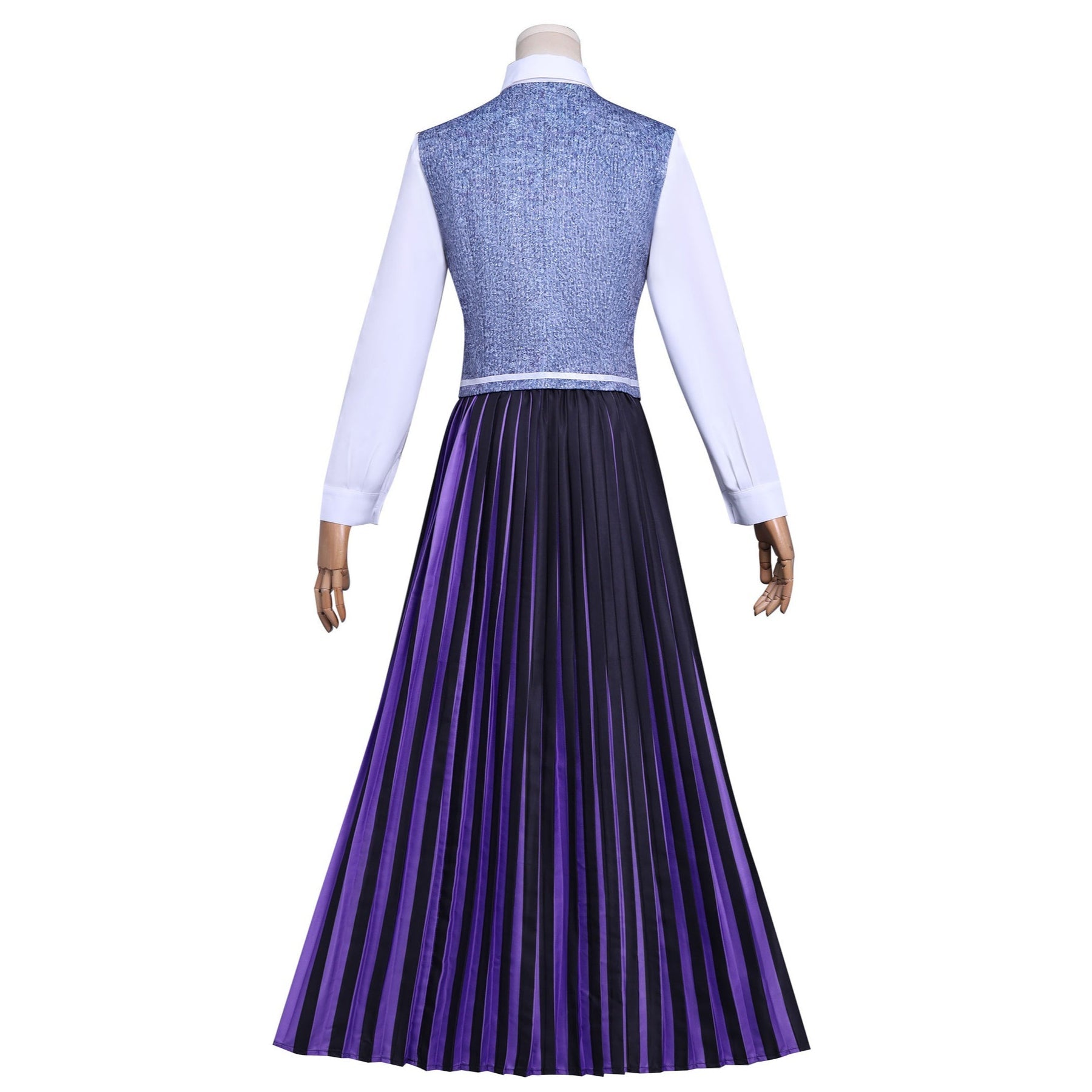 [ylevol] Wednesday 2 Addams Nevermore Academy Purple Uniform Adult Kids Costumes