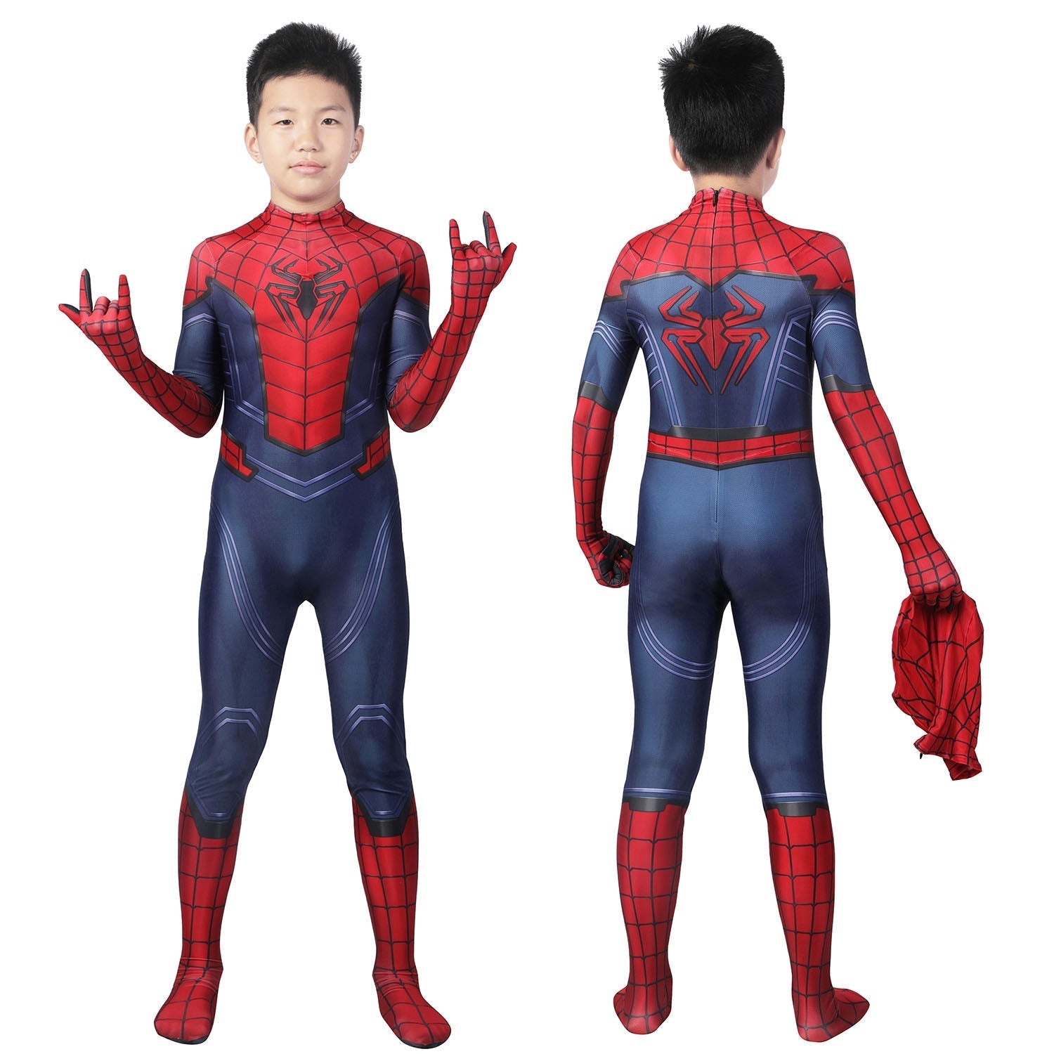 [ylevol] Marvel's Avengers Spider-Man Kids Jumpsuit Cosplay Costumes