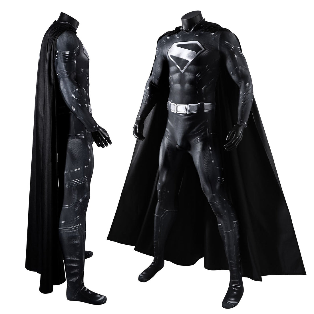 [ylevol] Superman Legacy Clark Kent Black Jumpsuit Cosplay Costumes