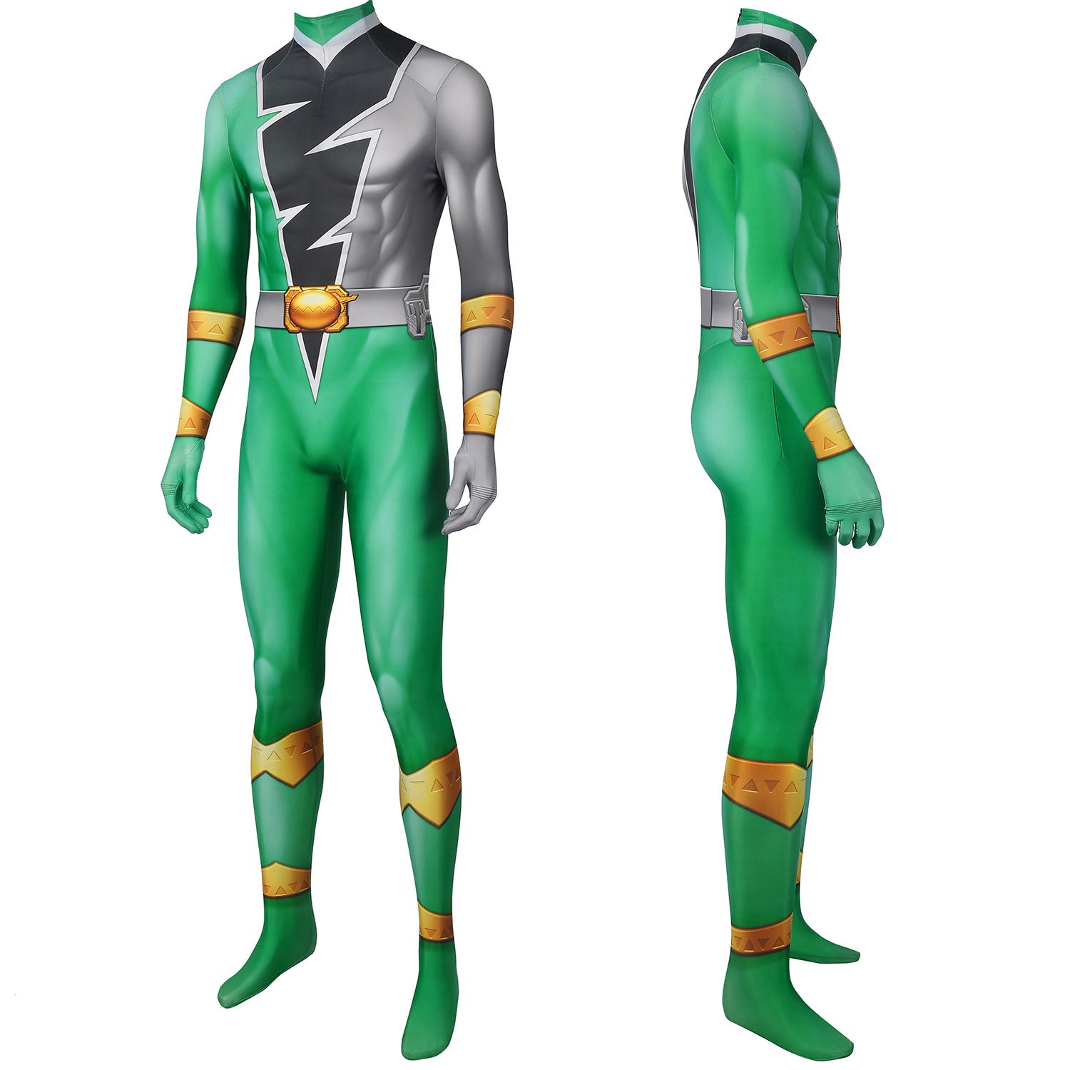 [ylevol] Kishiryu Sentai Ryusoulger Green Solider Male Jumpsuit Cosplay Costumes