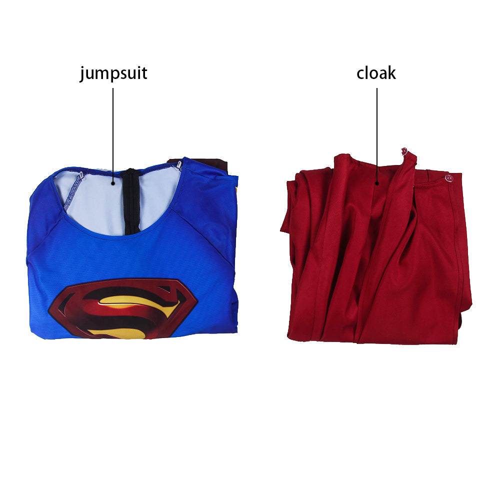 [ylevol] Superman Returns Superman Clark Kent Jumpsuit Cosplay Costumes