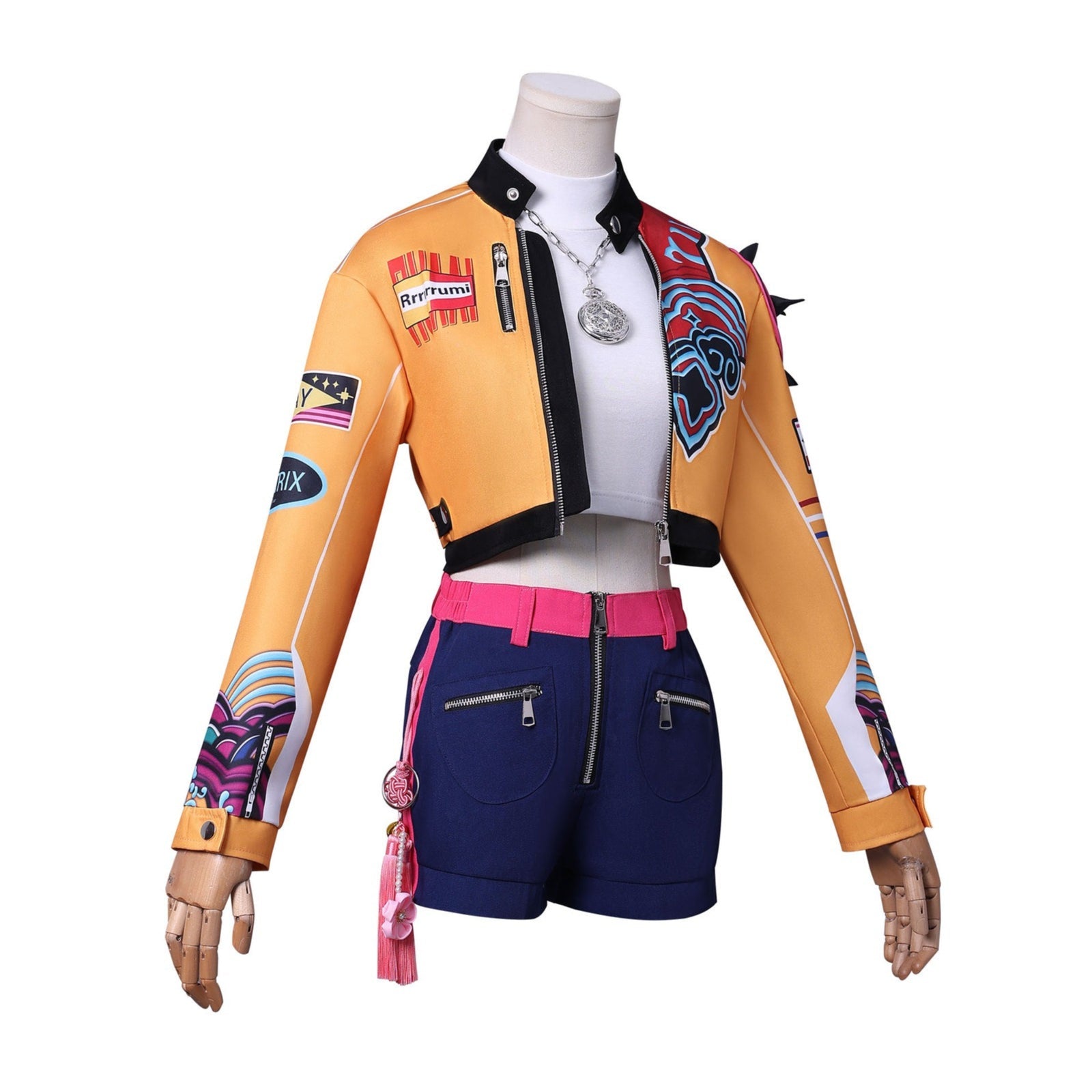 [ylevol] KPop Demon Hunters Rumi Outfit Fullset Adult Kids Cosplay Costumes