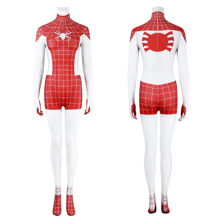 [ylevol] Spider-Man Mary Jane Watson Earth-18119 Crimson She-Devil Jumpsuit Costumes