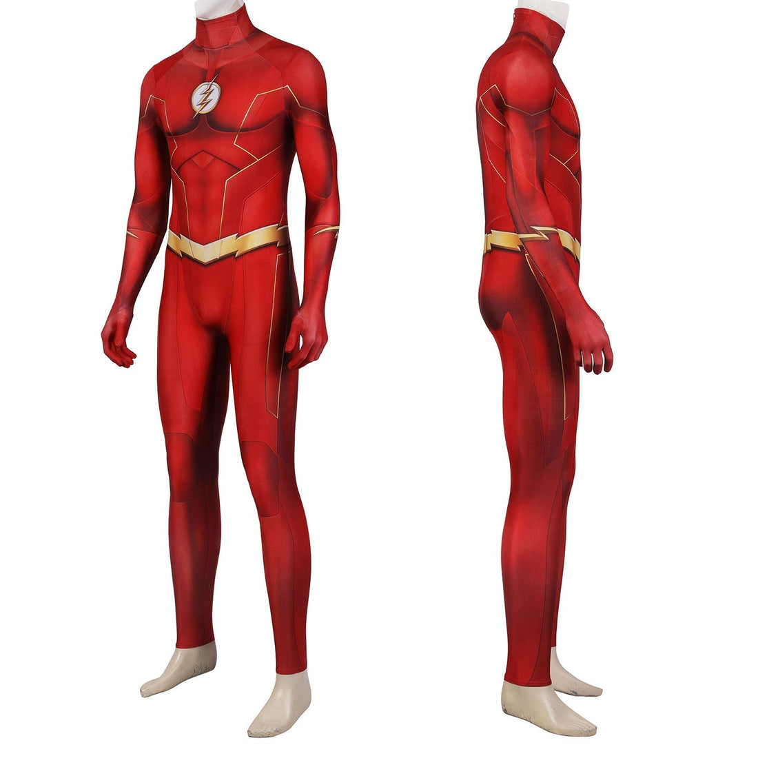 [ylevol] The Flash season 8 Barry Allen Male Jumpsuit with Mask Costumes