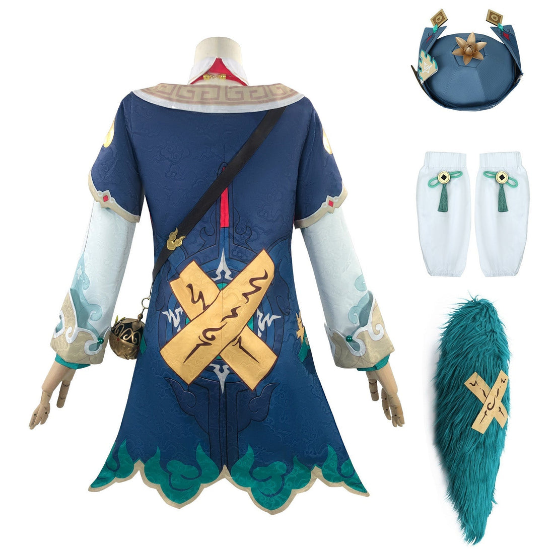 [ylevol] Game Honkai: Star Rail Huohuo Fullset with Tail Cosplay Costumes