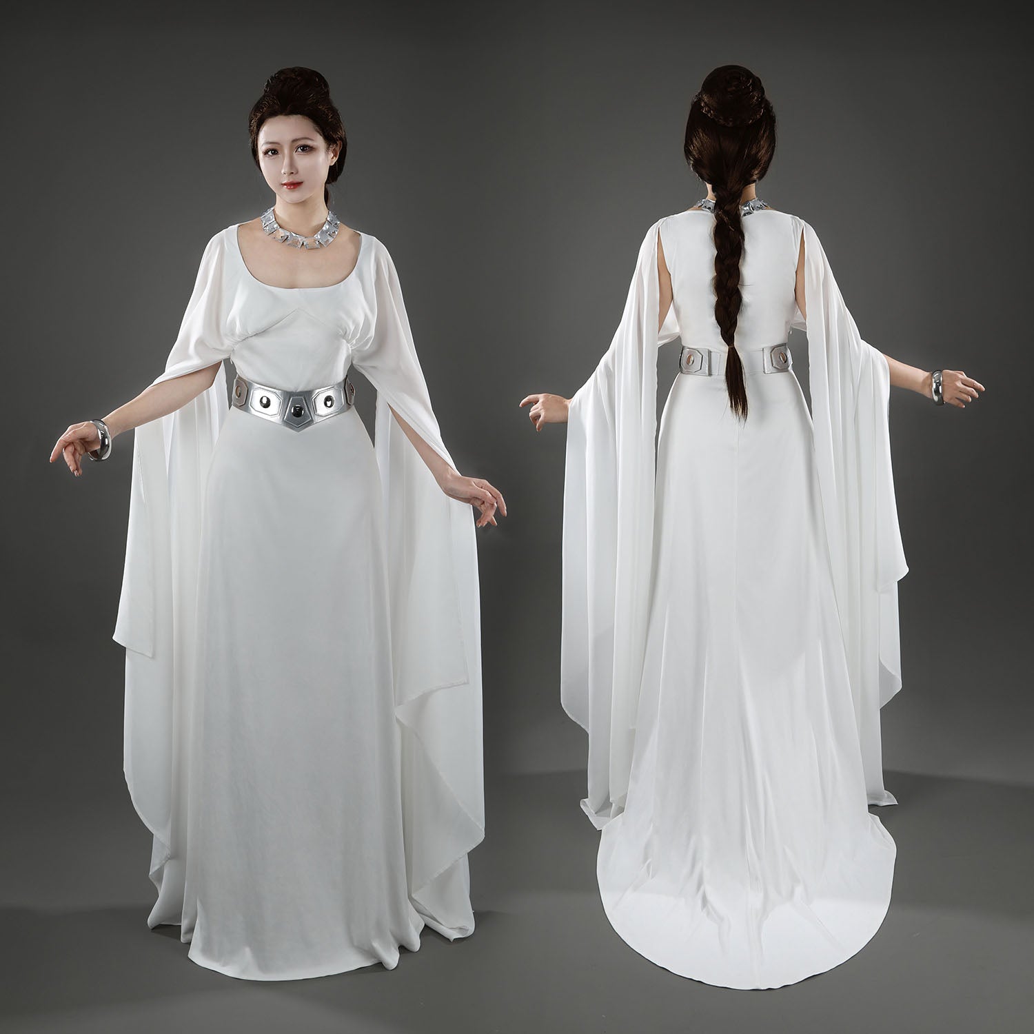 [ylevol] Star Wars 4 A New Hope Princess Leia Dress Cosplay Costumes