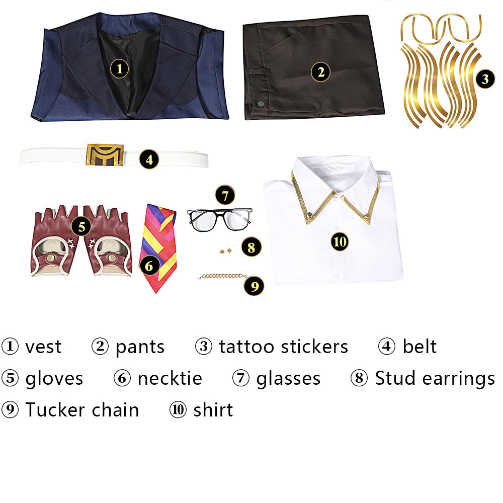 [ylevol] Valorant Chamber Outfit Male Fullset Cosplay Costumes