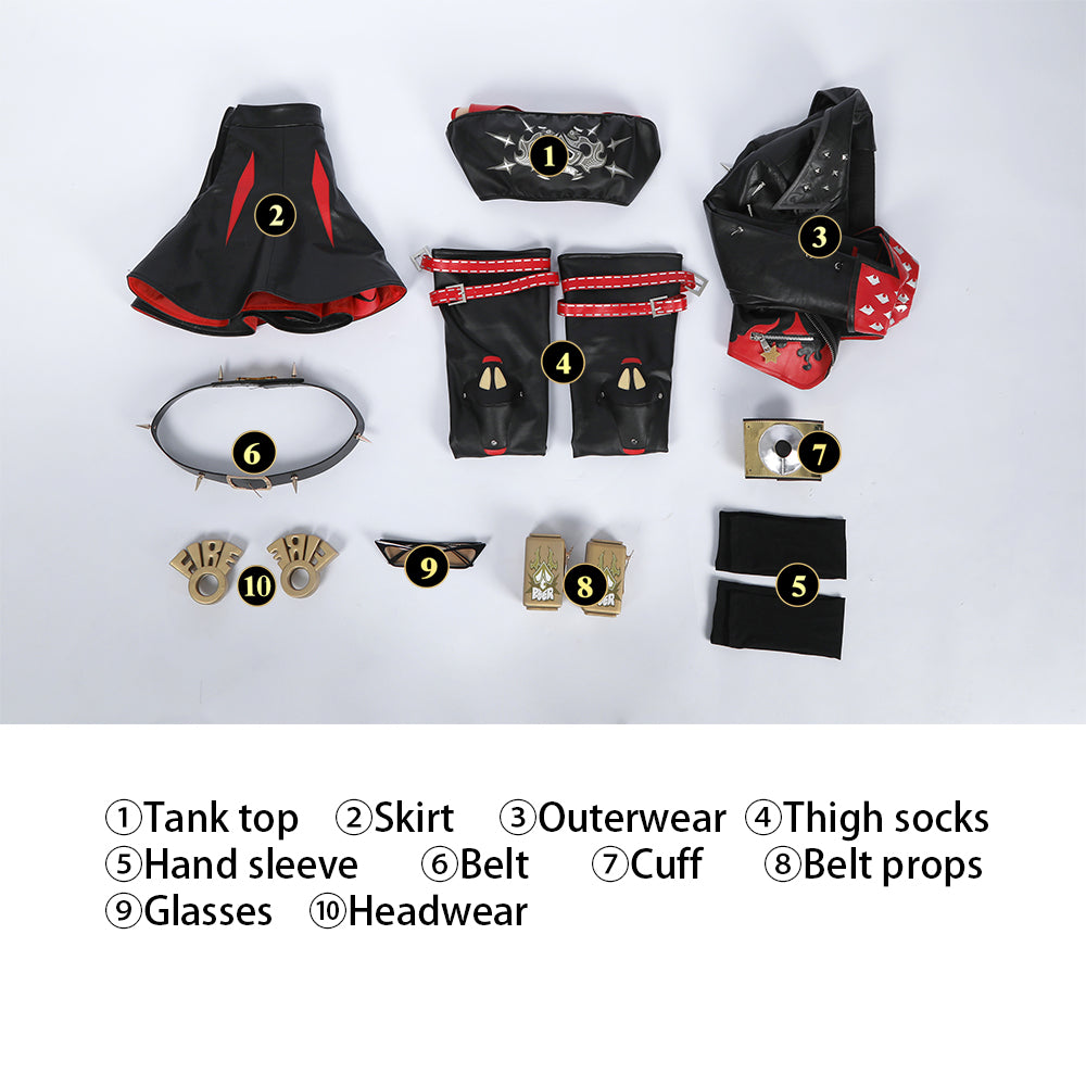 [ylevol] Game Zenless Zone Zero Burnice Whita Top Cosplay Costumes