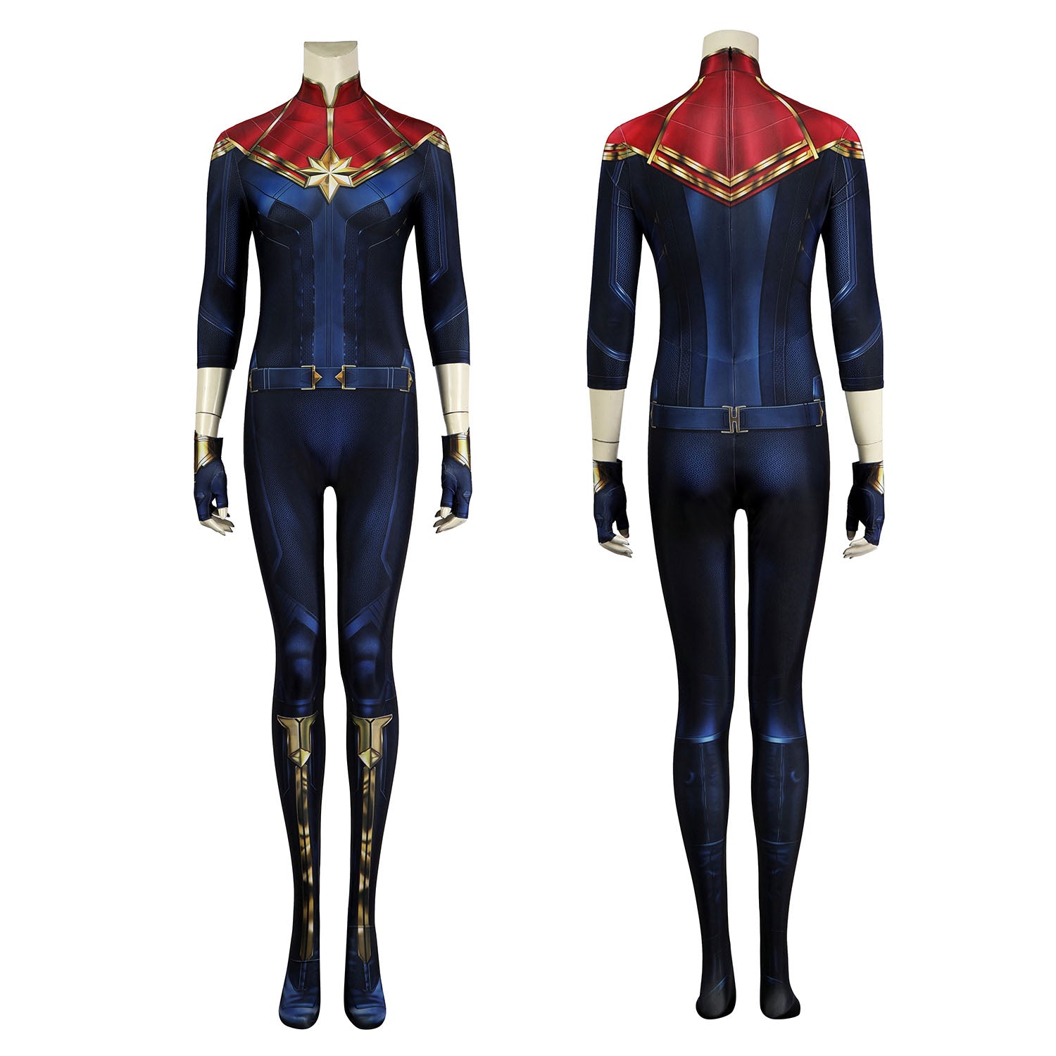 [ylevol] The Marvels Captain Marvel Carol Danvers Female Jumpsuit Costumes