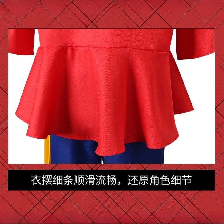 [ylevol] Anime Navigation Monkey D. Luffy Red Shirt Fullset Cosplay Costumes