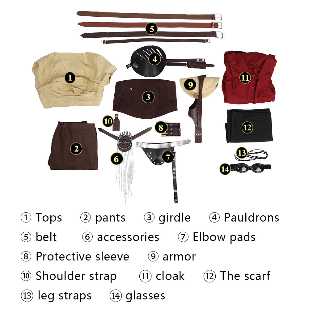 [ylevol] Furiosa A Mad Max Saga Furiosa Halloween Female Cosplay Costumes