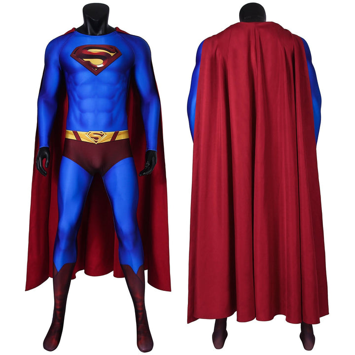 [ylevol] Superman Returns Superman Clark Kent Jumpsuit Cosplay Costumes