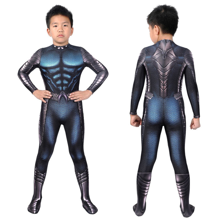 [ylevol] Aquaman 2 Arthur Curry Kids Jumpsuit Cosplay Costumes