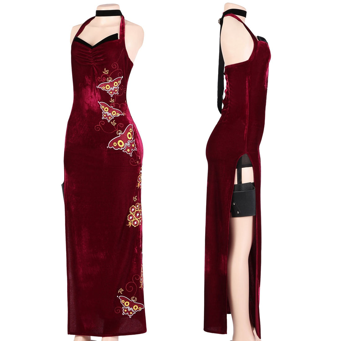 [ylevol] Resident Evil 4 Ada Wong Cheongsam Cosplay Costumes